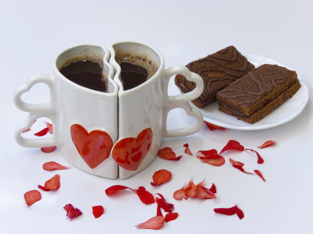 Petit Déjeuner amoureux de Saint-Valentin