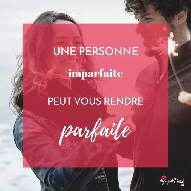 "L'Amour ne consiste pas à trouver une personne parfaite,  mais consiste à se rendre compte qu'une personne imparfaite peut vous rendre parfaite" 💑Tous les outils pour vous accompagner et réapprendre à séduire avec nos #lovecoachs sur le site My Great Dating ❣#bellerencontre #amour❤️ #datingtips #relationshipcoach #datingcoachformen #datingcoachforwomen
